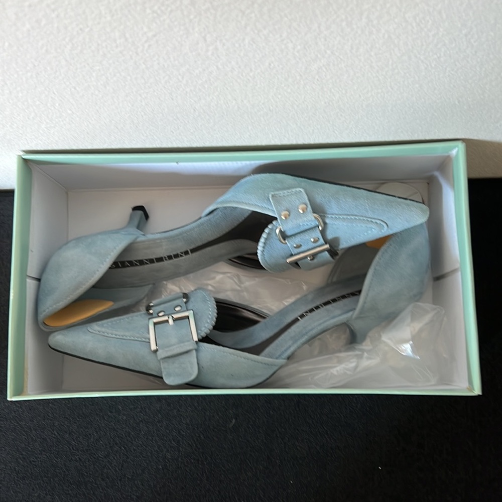 Gianni Bini - Parody 454 Misty Blue Suede